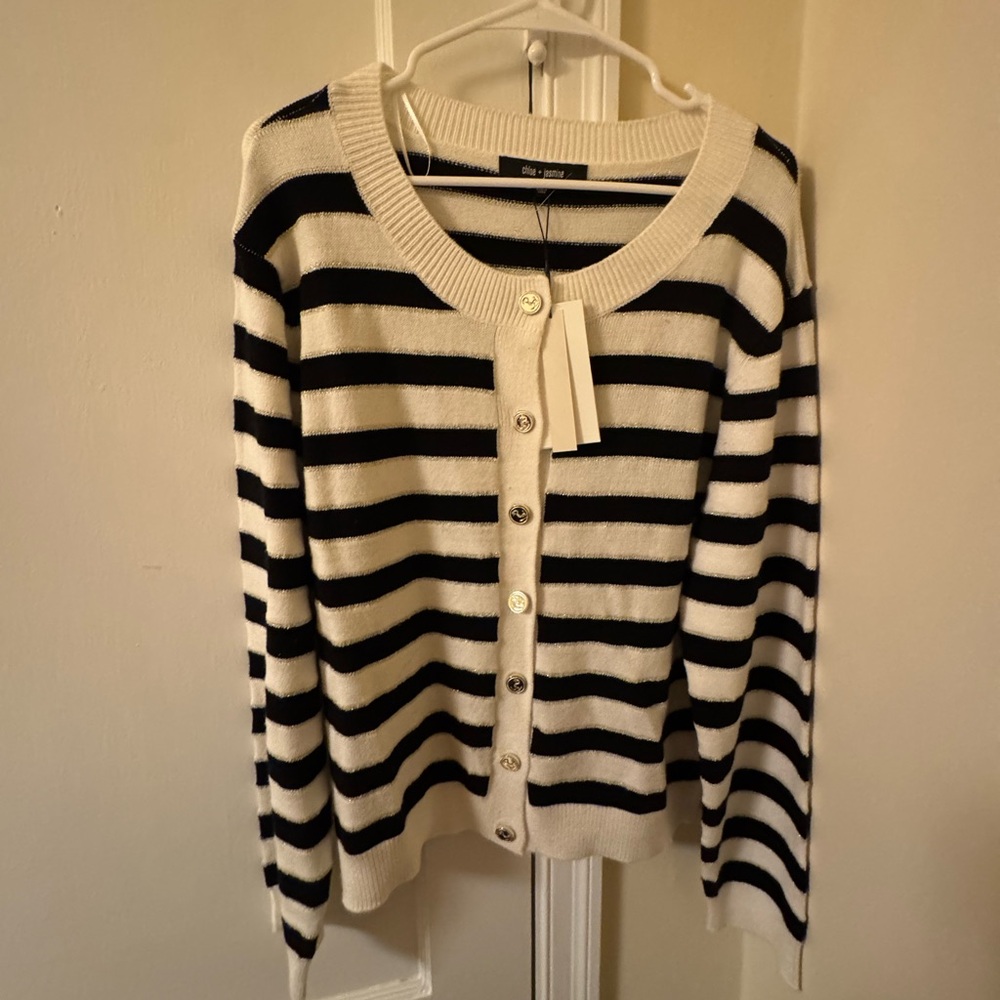 Striped Black and White Sweater